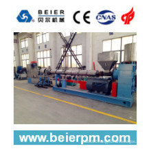 Sj100/34 PE/PP Flake Pelletizing Line-Water-Ring Cutting